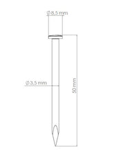 3,5x50 mm Bakır Çivi