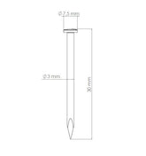 3x30 mm Bakır Çivi