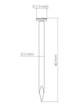 3x40 mm Bakır Çivi