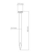 4x80 mm Bakır Çivi